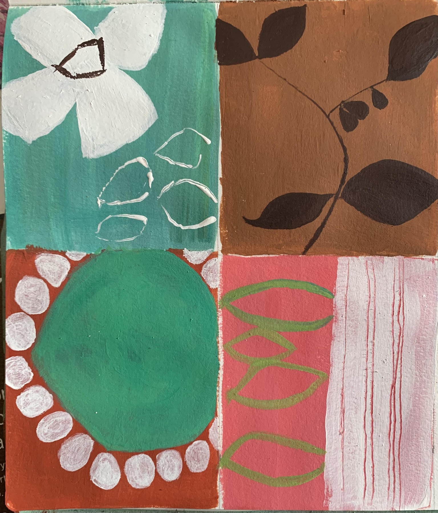 Small botanical paintings - image 1 - student project