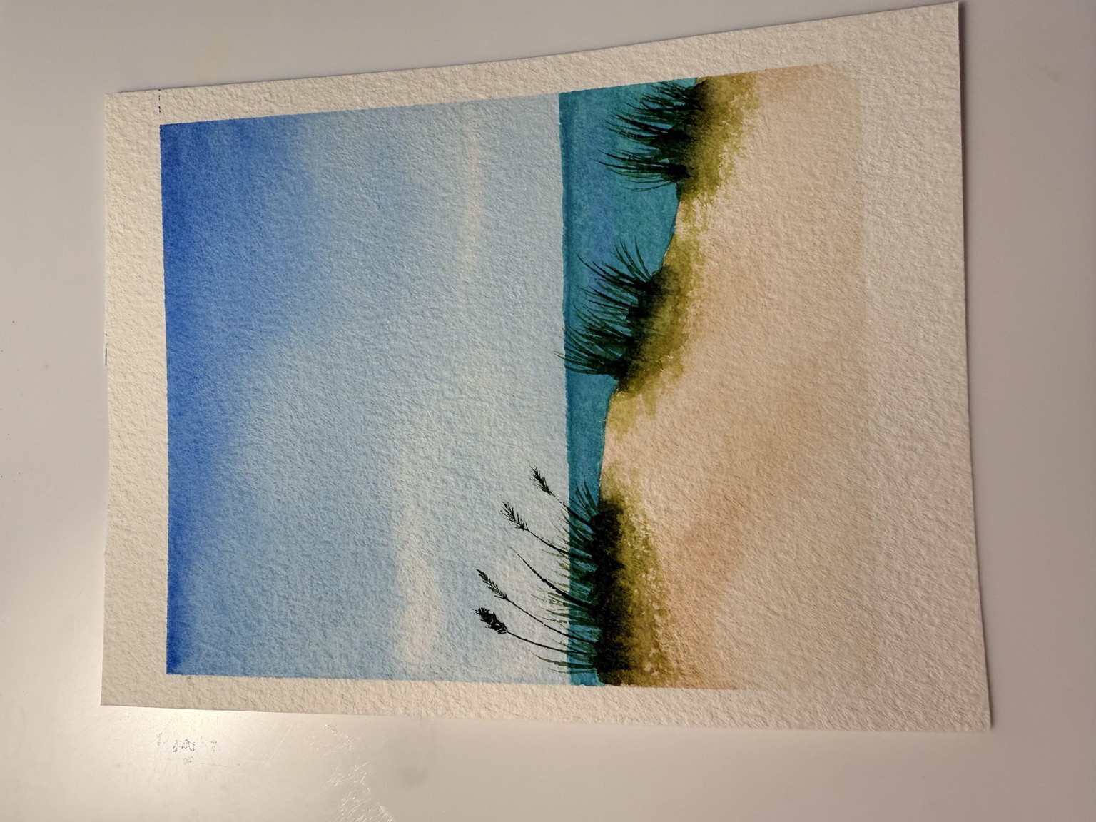 Misty lake en golden hour - image 1 - student project