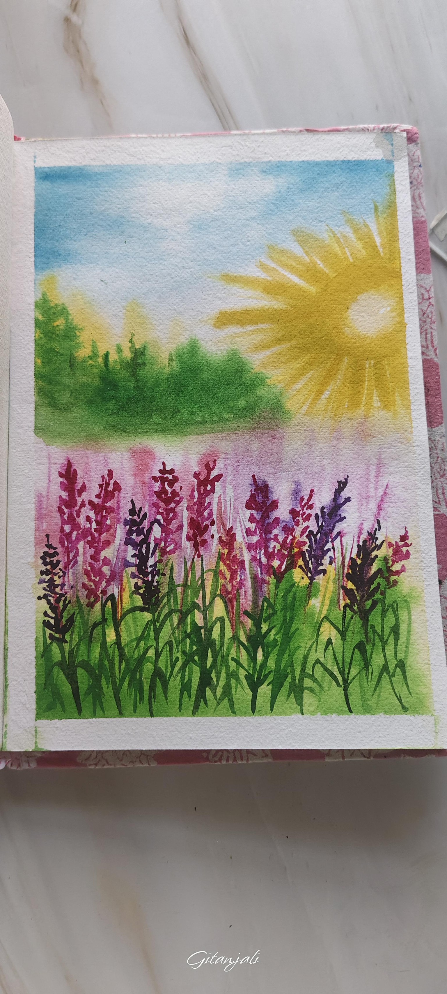 Spring landscape - image 3 - student project