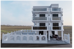 Exterior design of a building and walkthrough - image 1 - student project