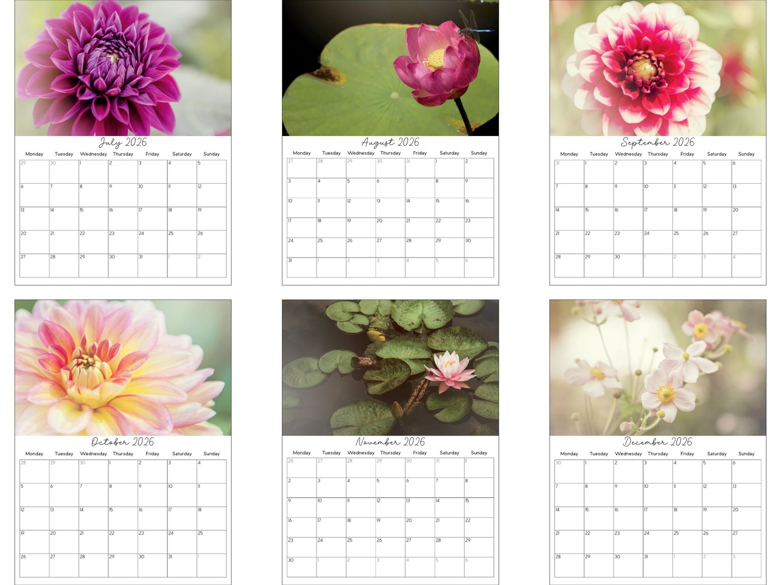 Multiple calendars from one template - image 7 - student project