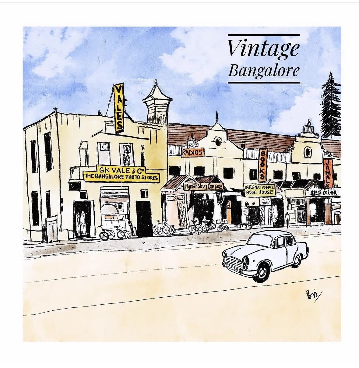 Indian cityscapes nostalgia art prints - image 2 - student project
