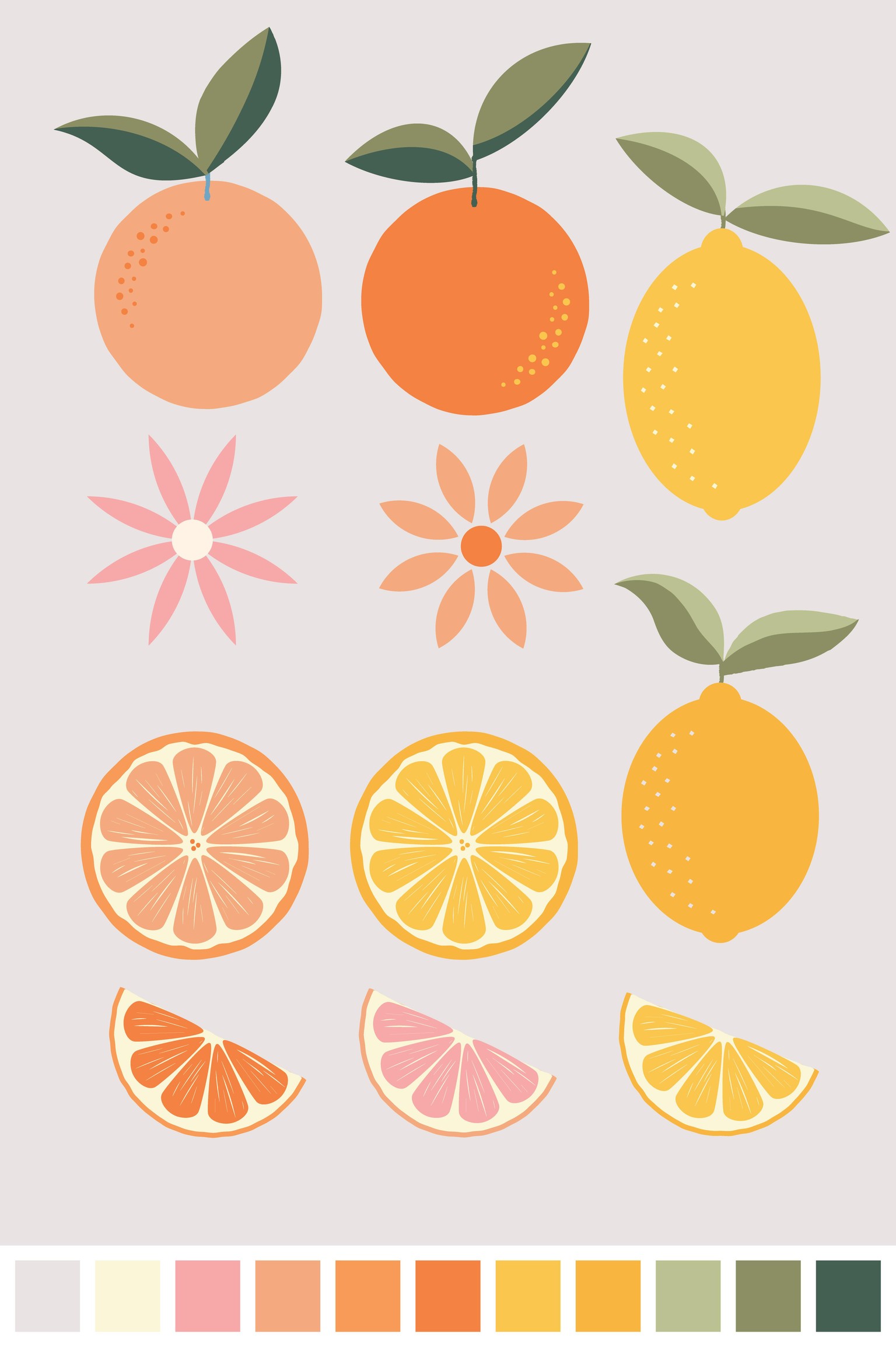 Citrus Pattern - image 6 - student project
