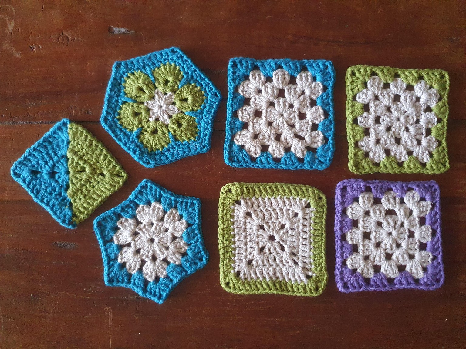 Crochetmille squares - image 2 - student project