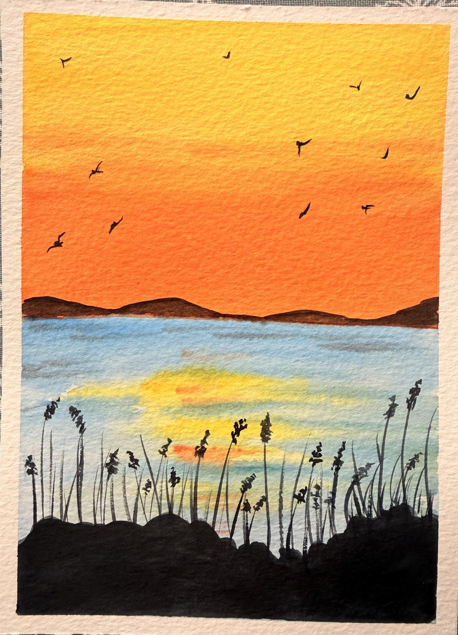 Water colour landscapes - image 1 - student project
