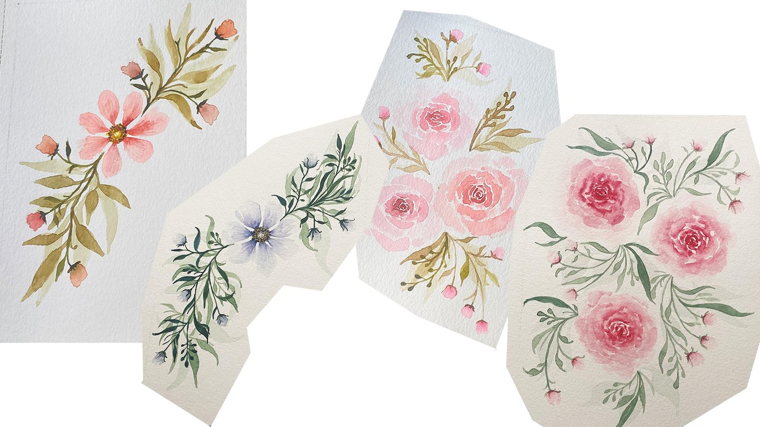 15 days of watercolor florals - image 18 - student project