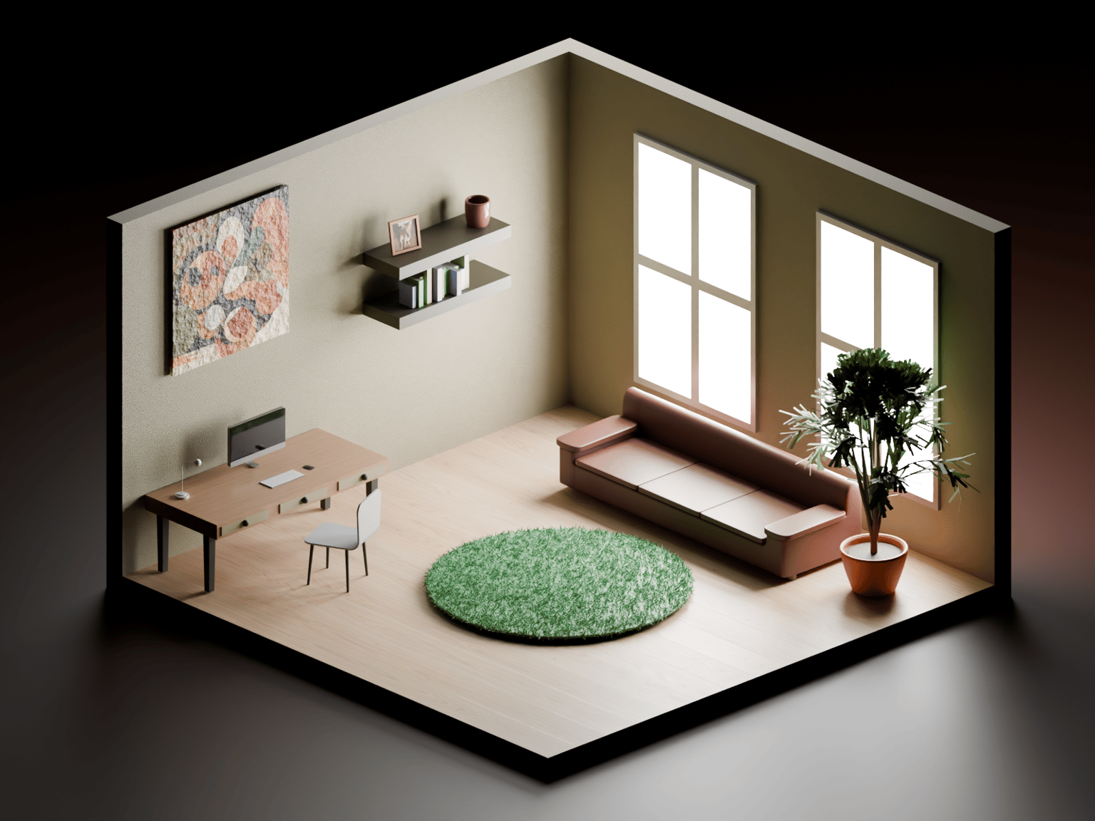 Low Poly Renders - image 2 - student project
