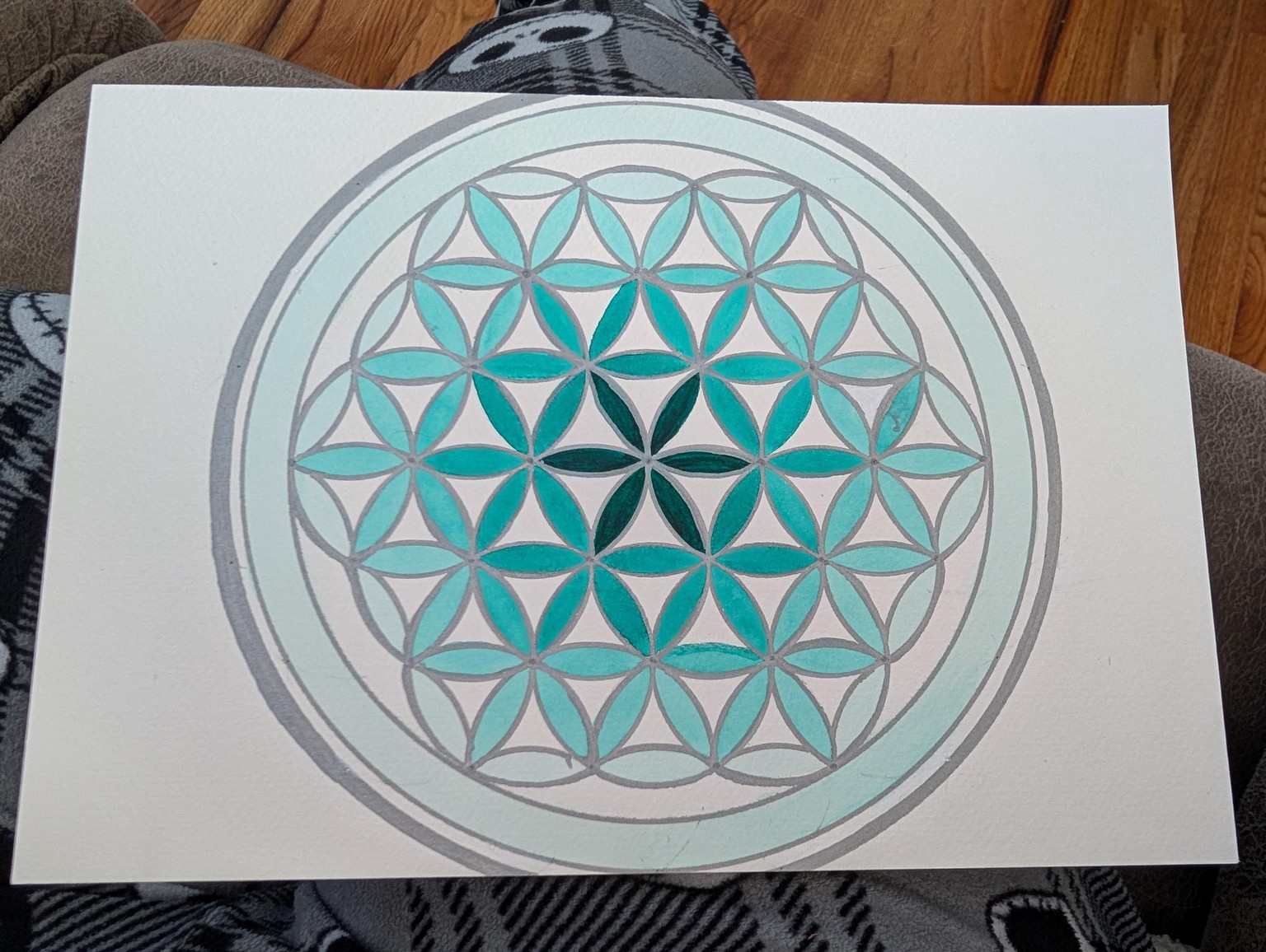Flower of life mandala - image 1 - student project