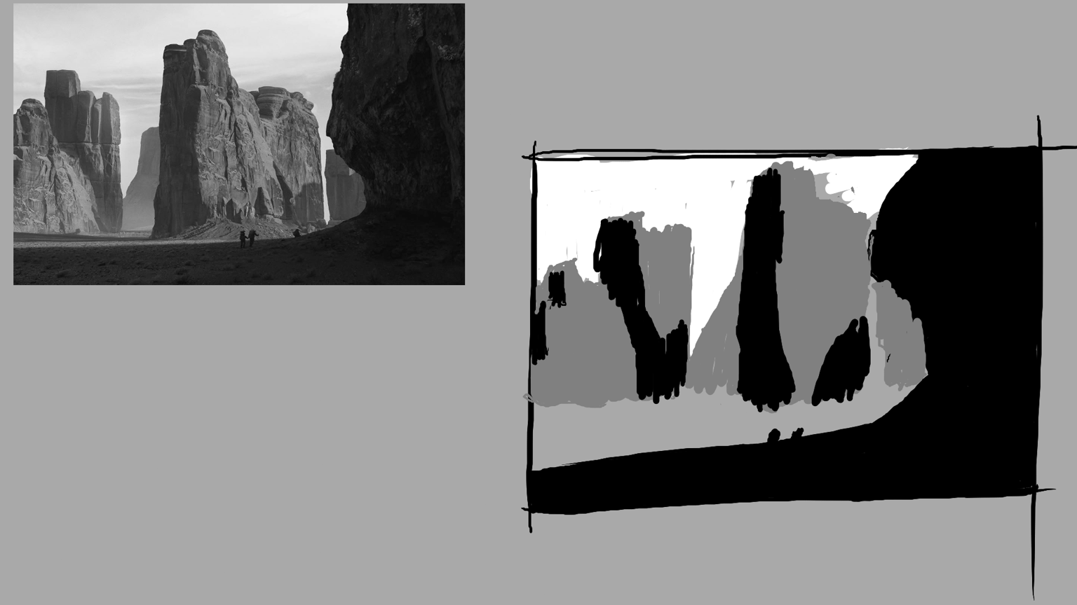 My first 3 value study - image 1 - student project