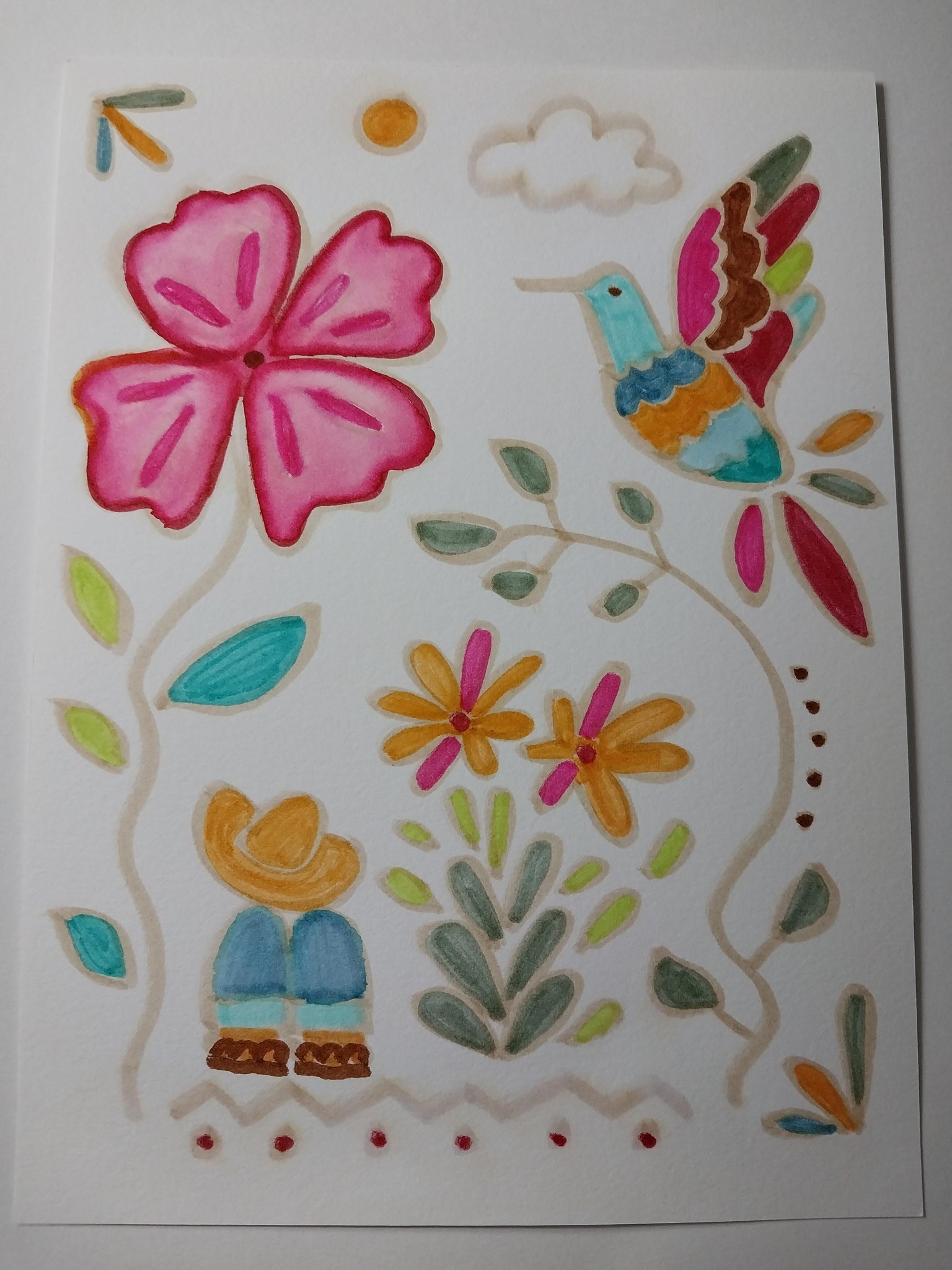 My attempt at Otomi art - image 2 - student project