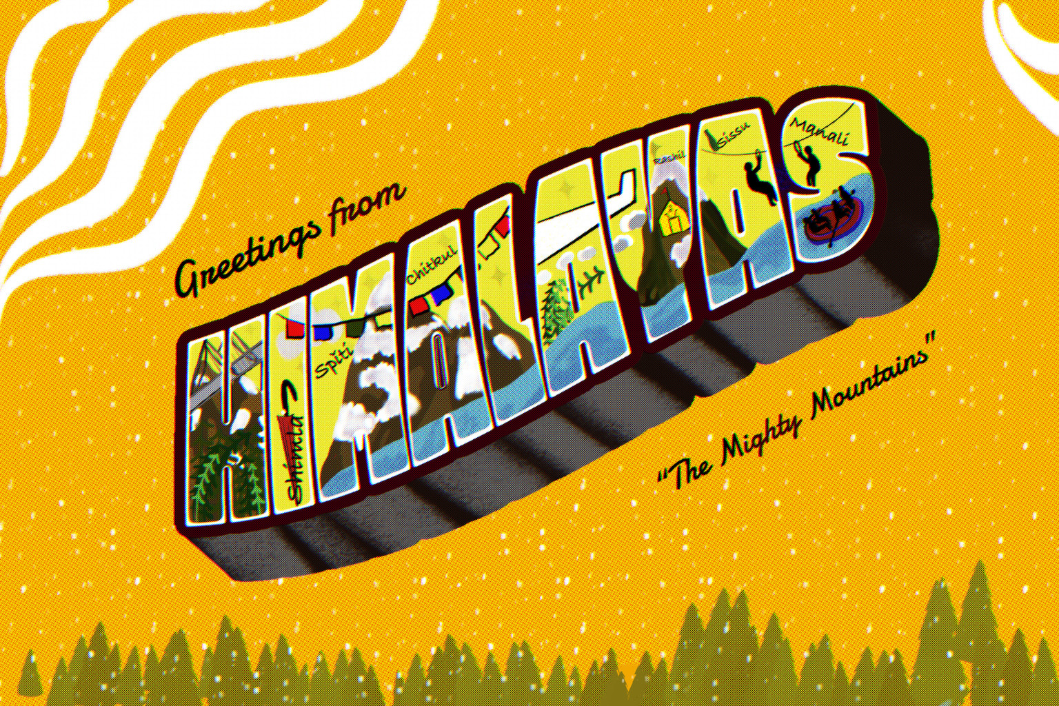 Postcard from the Himalayas - image 1 - student project
