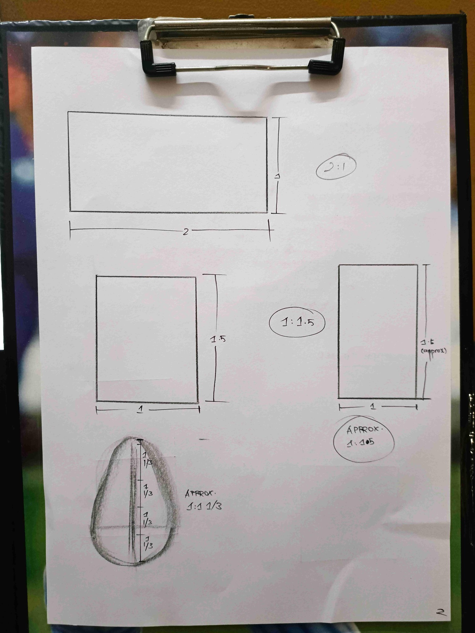 Measuring & Proportion Project - My Drawings From The Class - image 1 - student project