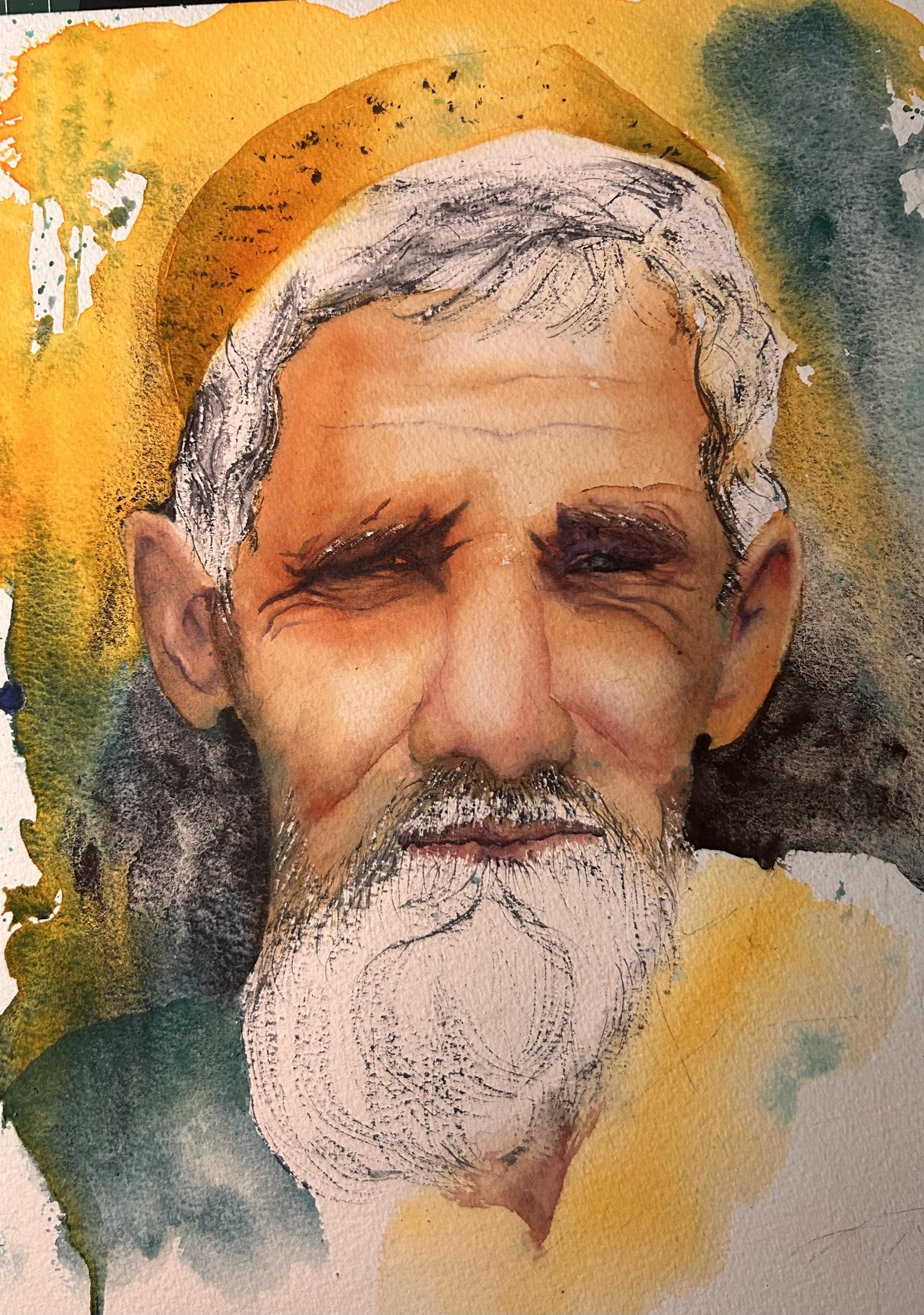Watercolor Portrait Challenge - image 1 - student project