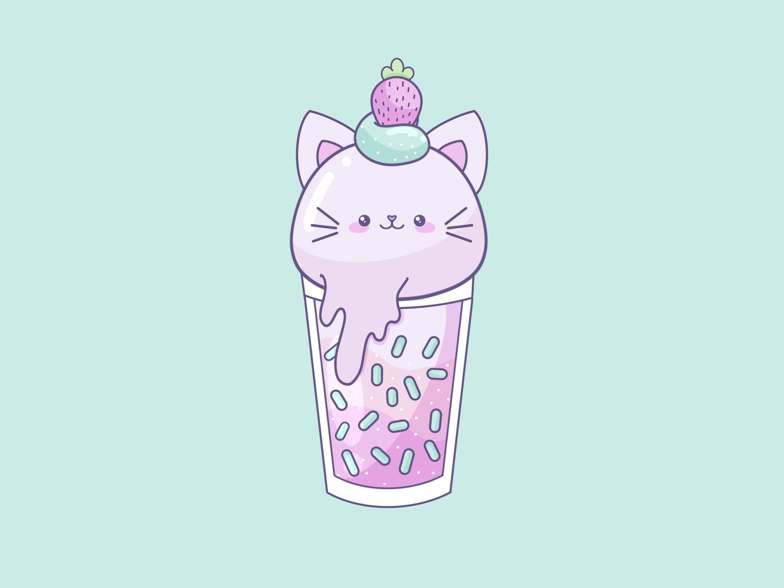 Kawaii Milkshakes - image 2 - student project