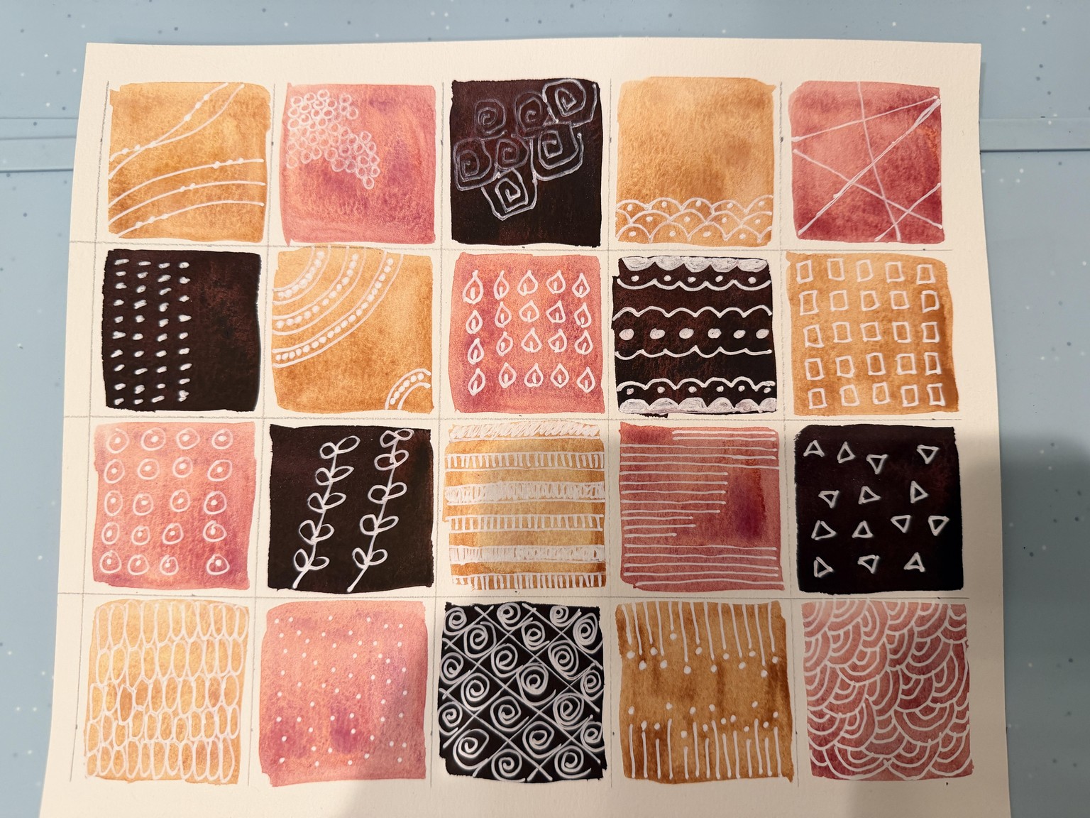 Watercolor Mark-Making - image 2 - student project