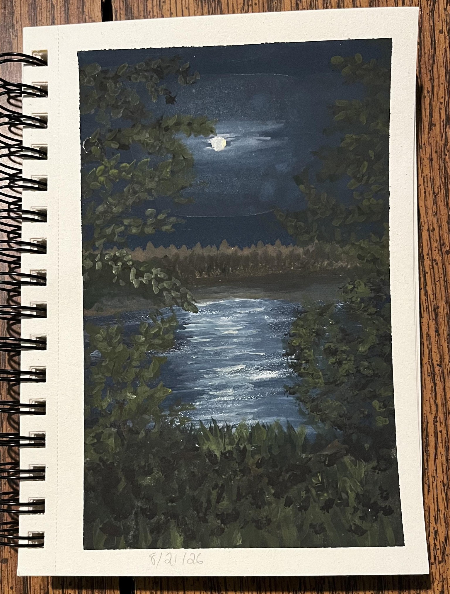 Gouache landscapes - image 5 - student project
