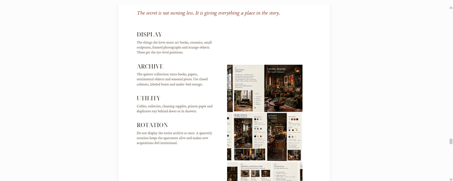 VISION BOARD FOR CLIENT'S NEW HOME - image 1 - student project