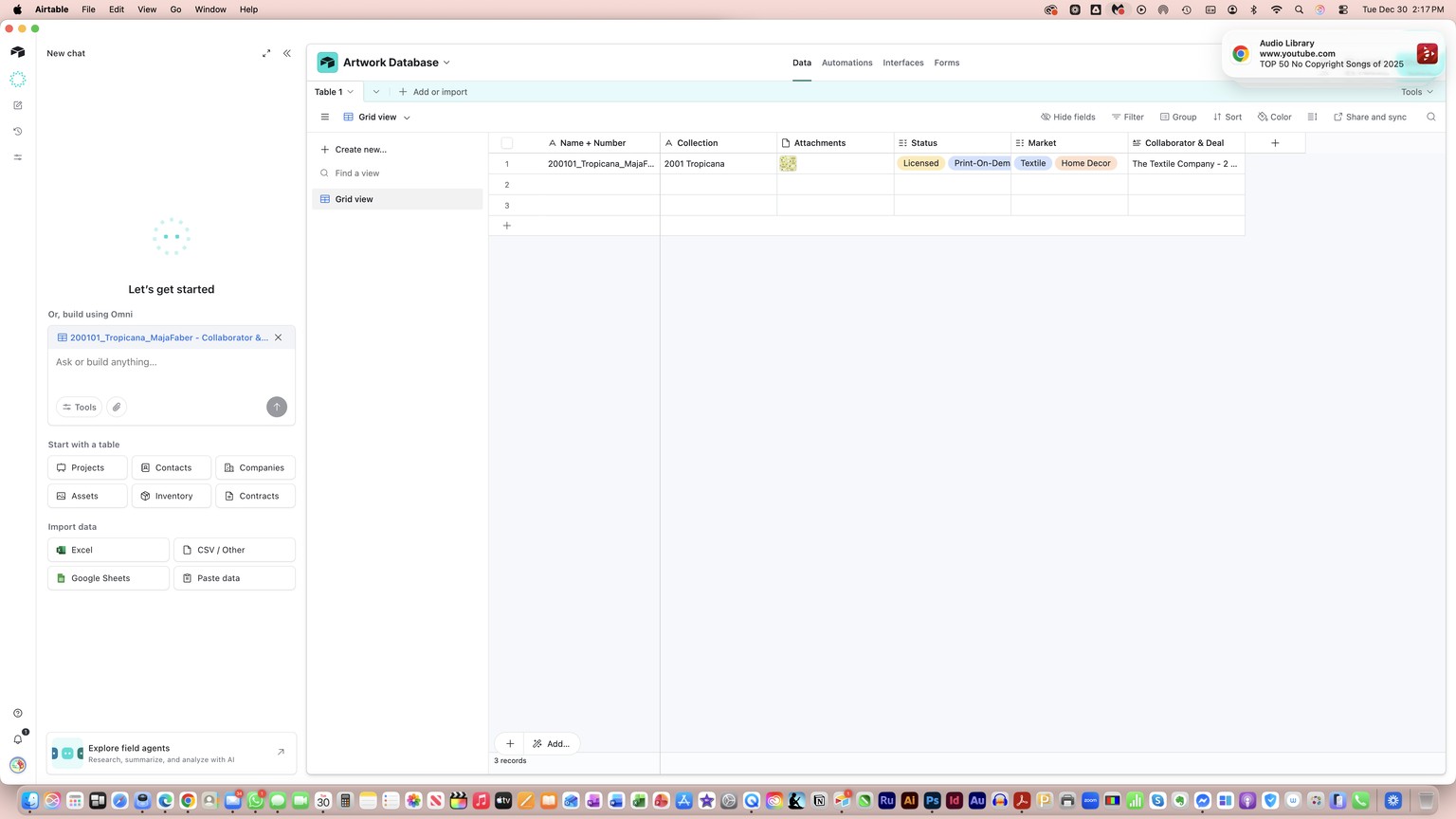 Airtable Organized! - image 1 - student project