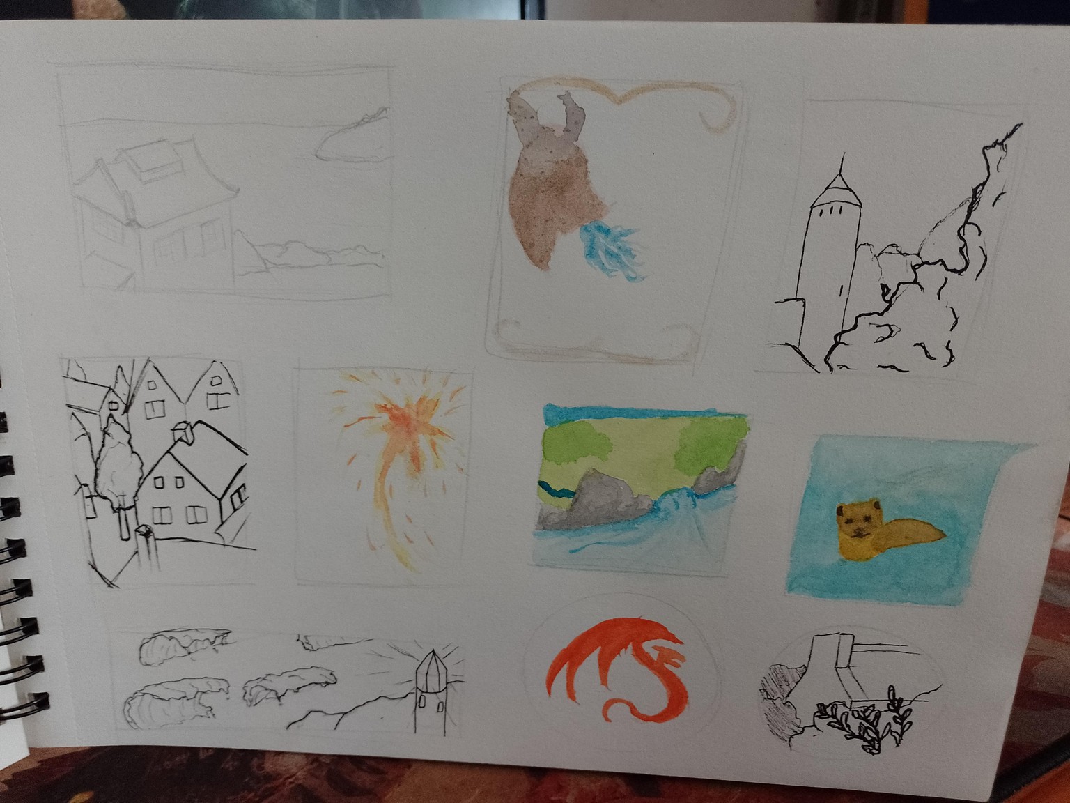 thumbnail sketches - image 1 - student project