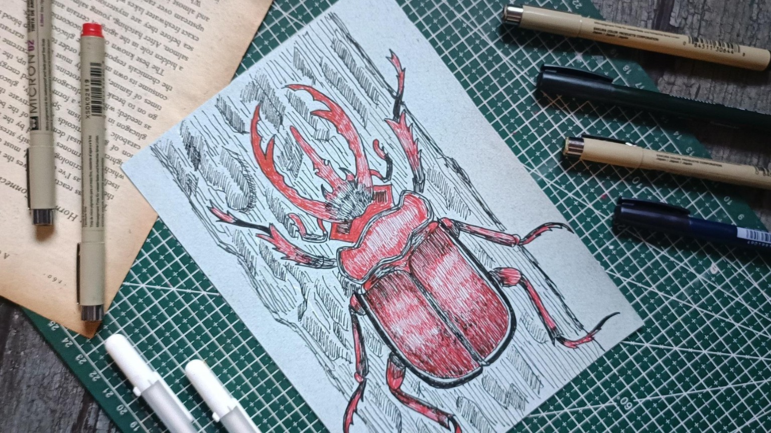 Inky insects - image 2 - student project