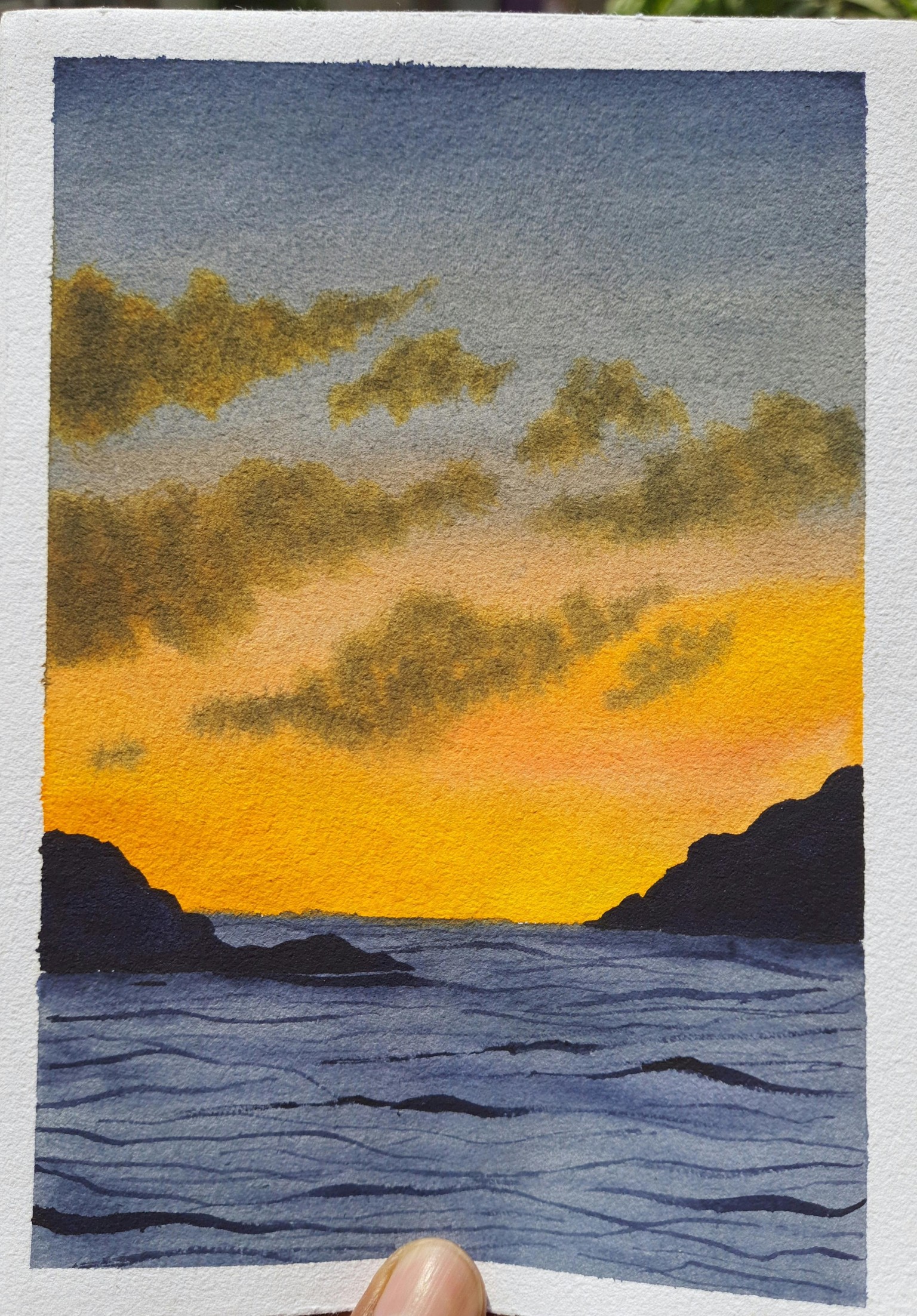 30 Days of Beautiful Watercolor Skies. . !!! - image 19 - student project