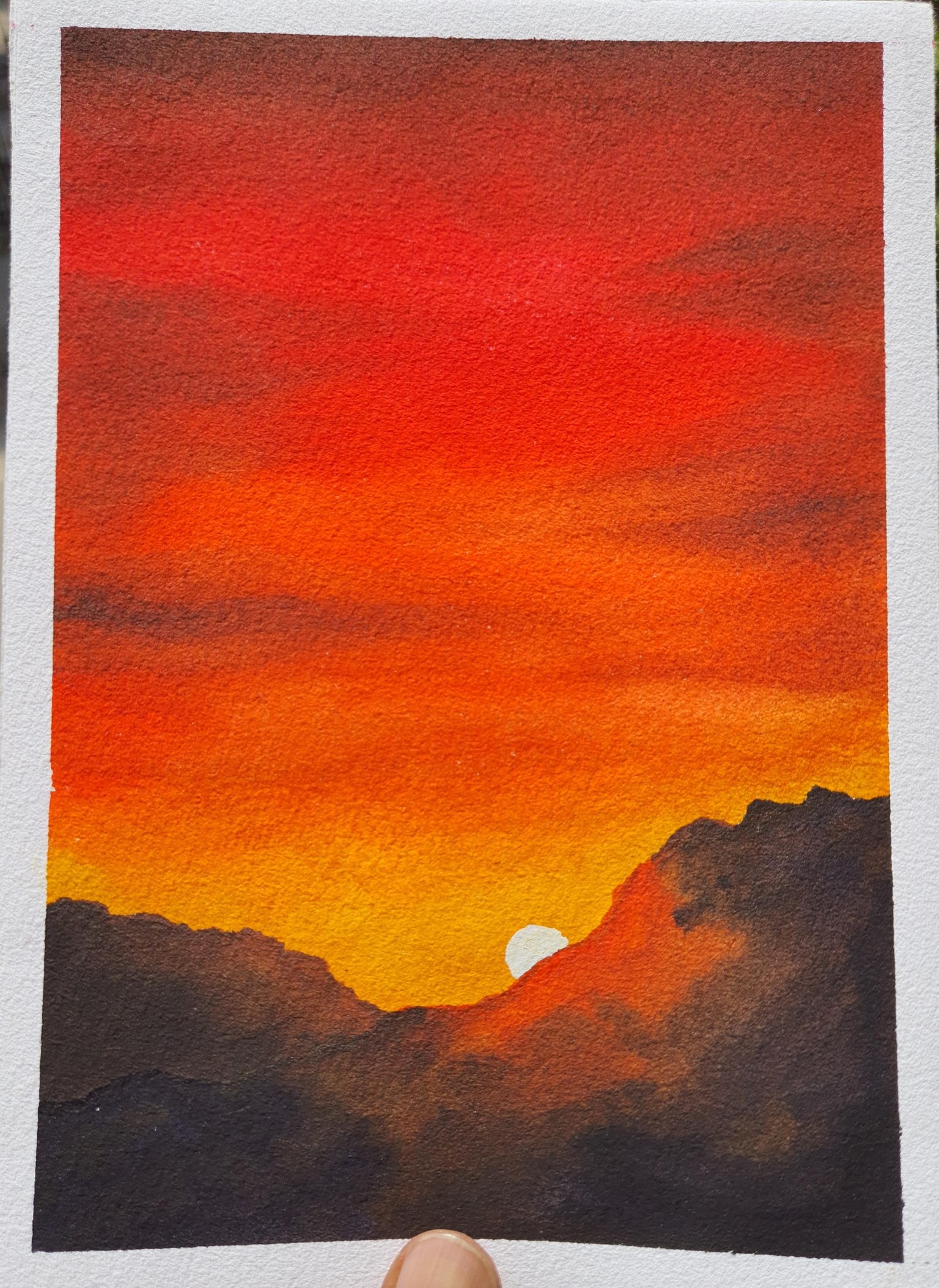 30 Days of Beautiful Watercolor Skies. . !!! - image 2 - student project