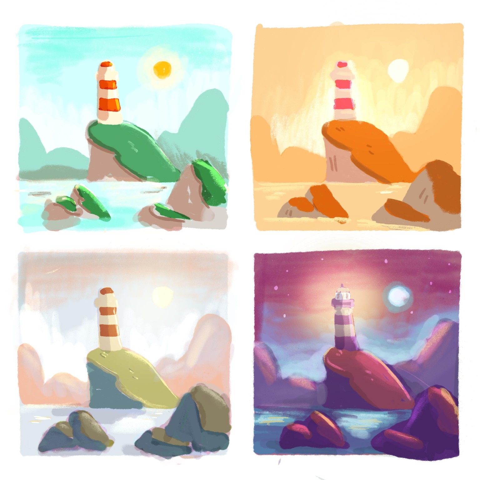 Exploring Color Palettes in Procreate - image 1 - student project