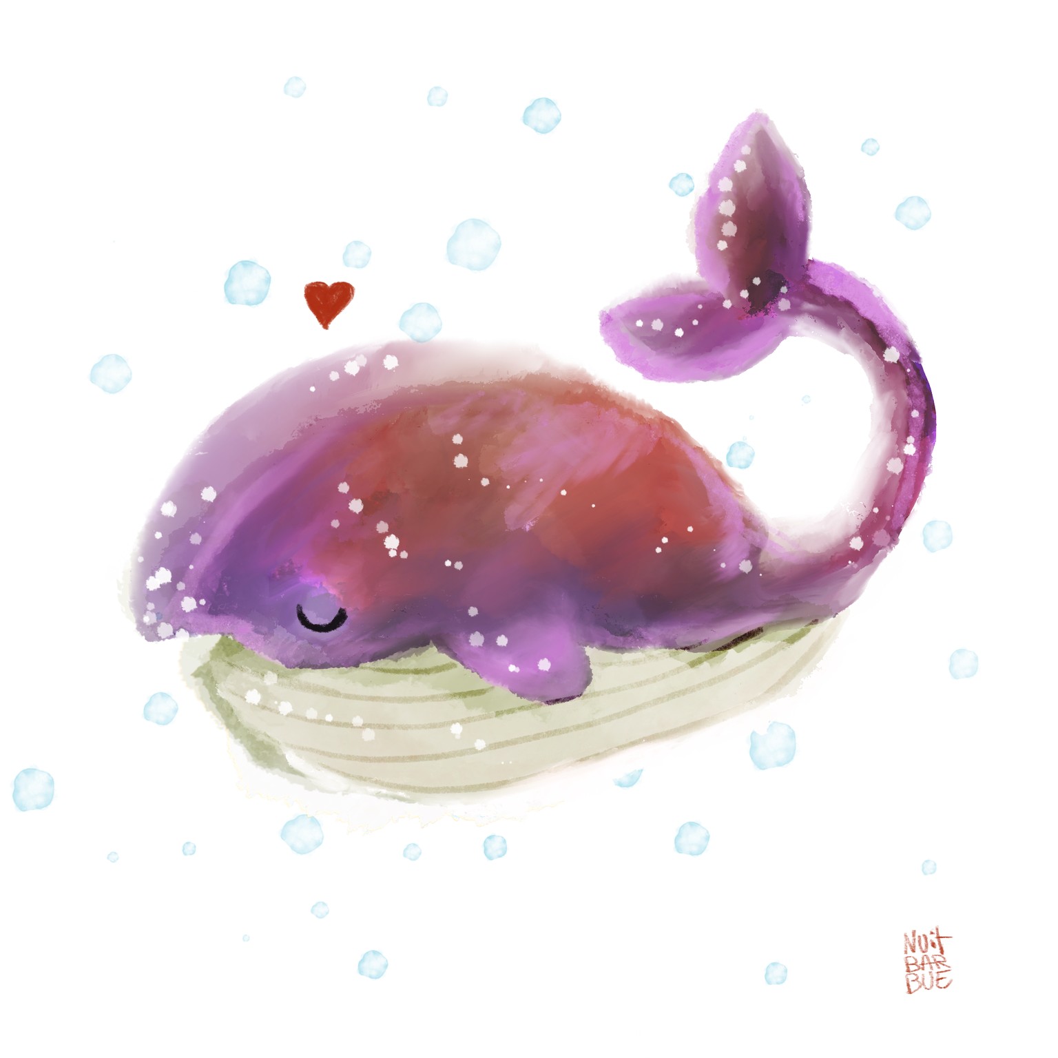 Une baleine amoureuse d'une glace - image 1 - student project