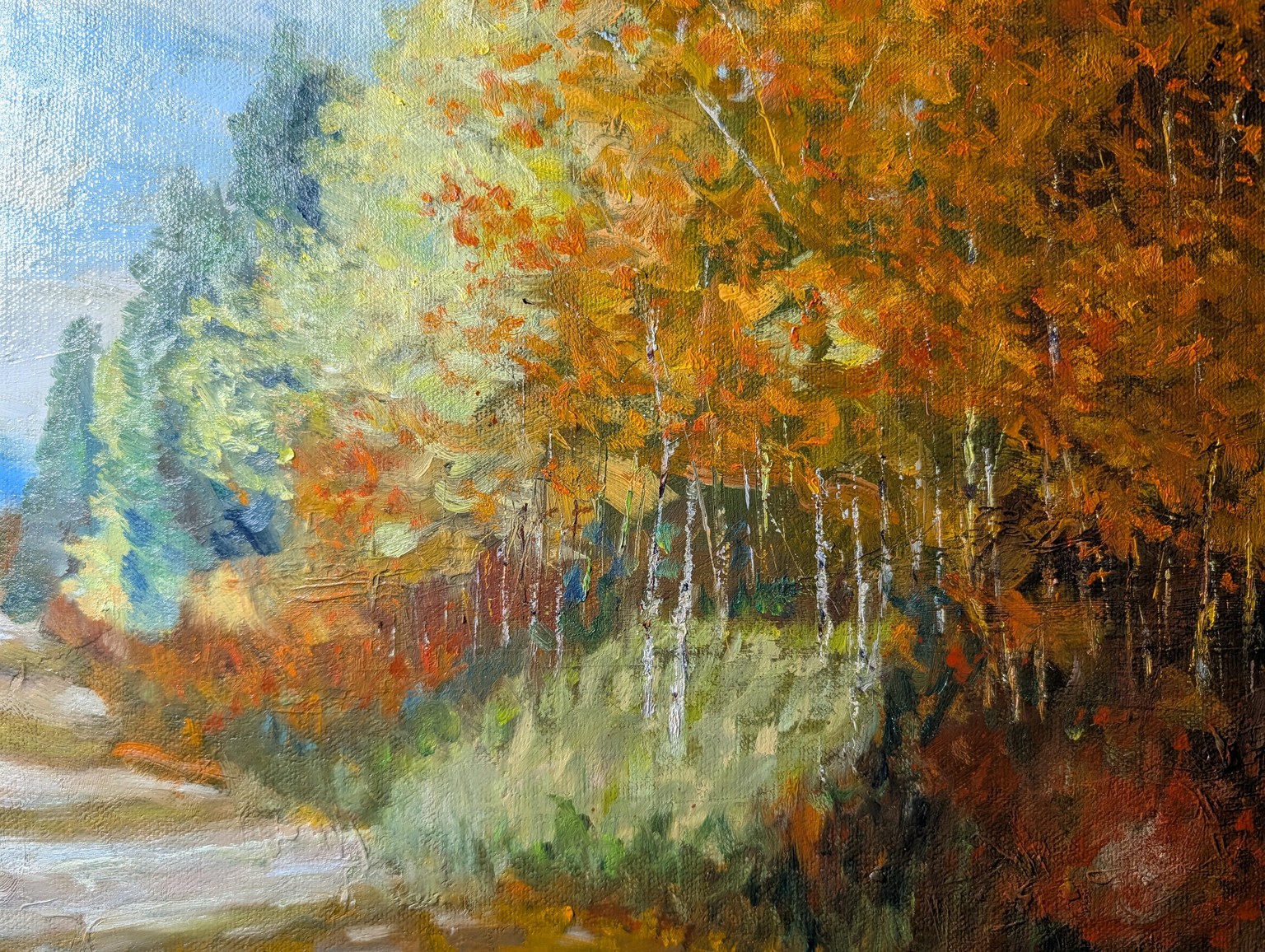 Impressionism: Aspen Autumn Landscape with Christopher Clark - image 3 - student project