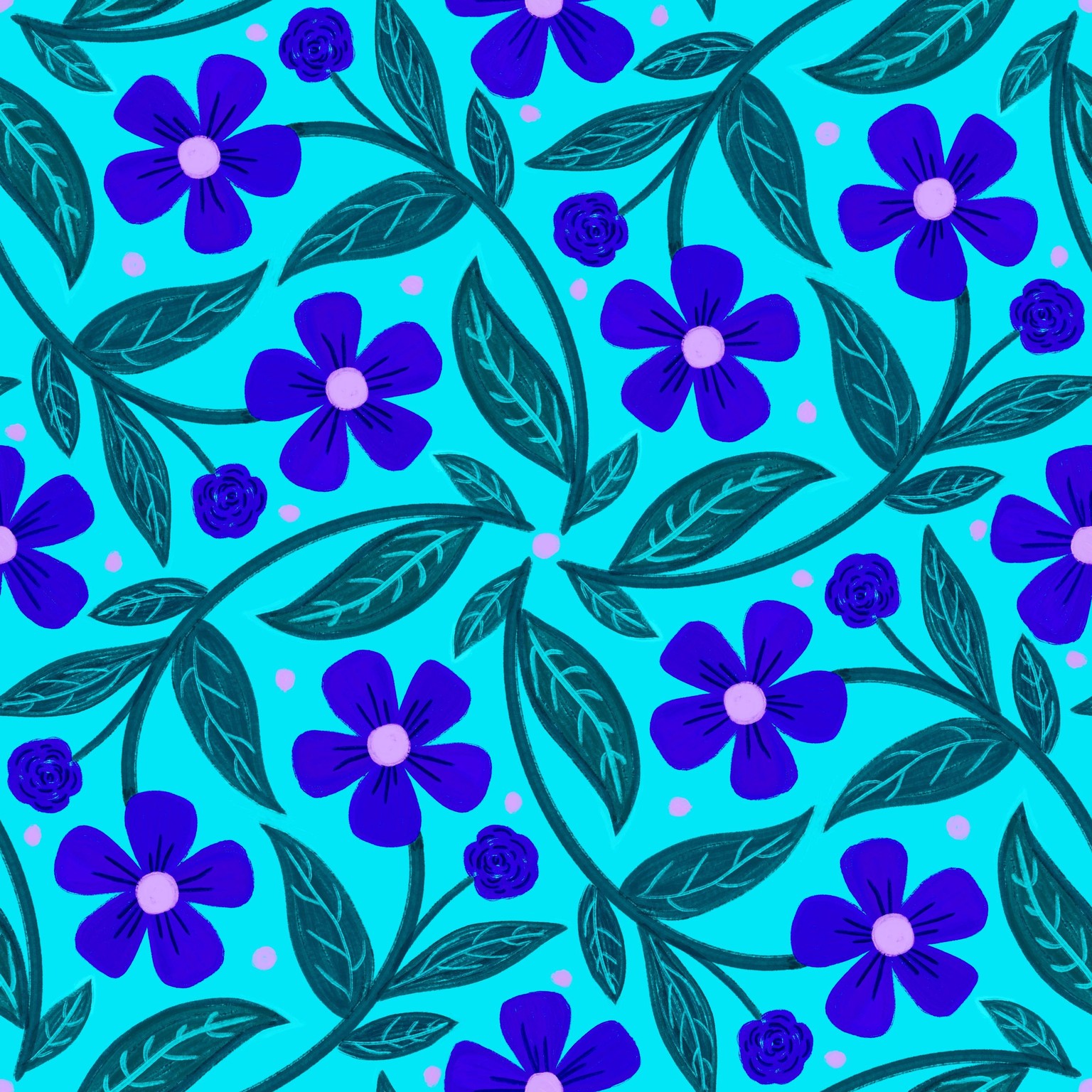 My Flower Pattern - image 3 - student project