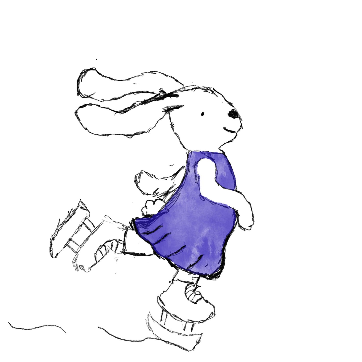 Ice Skating Bunny - image 1 - student project