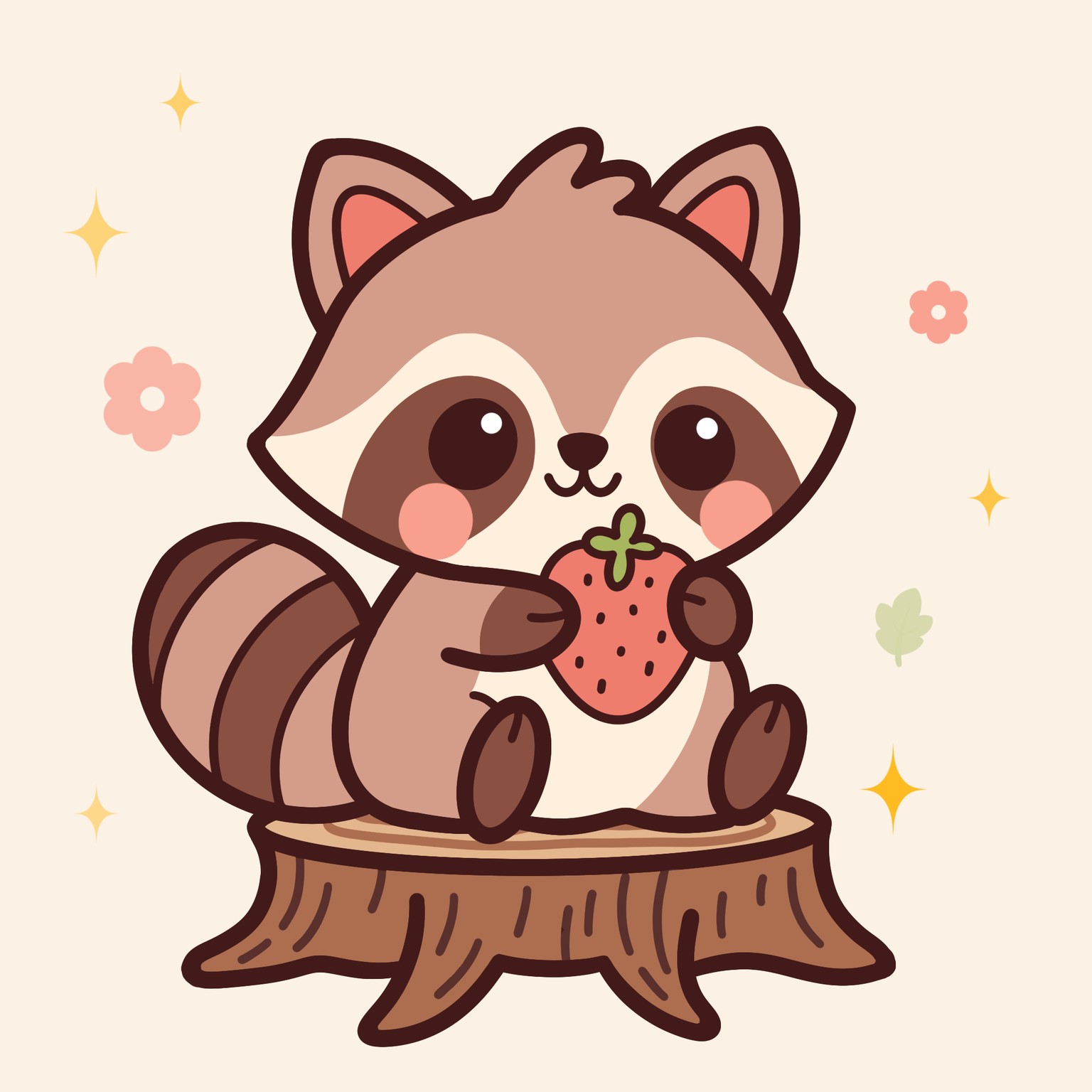Cute Raccoon - image 1 - student project