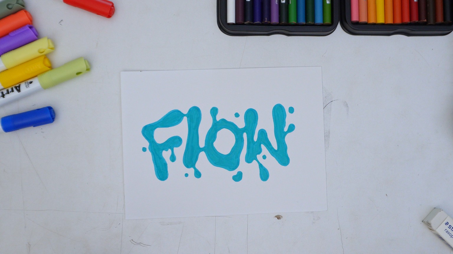 Unwinding with Words: Chill Lettering Practice - image 3 - student project