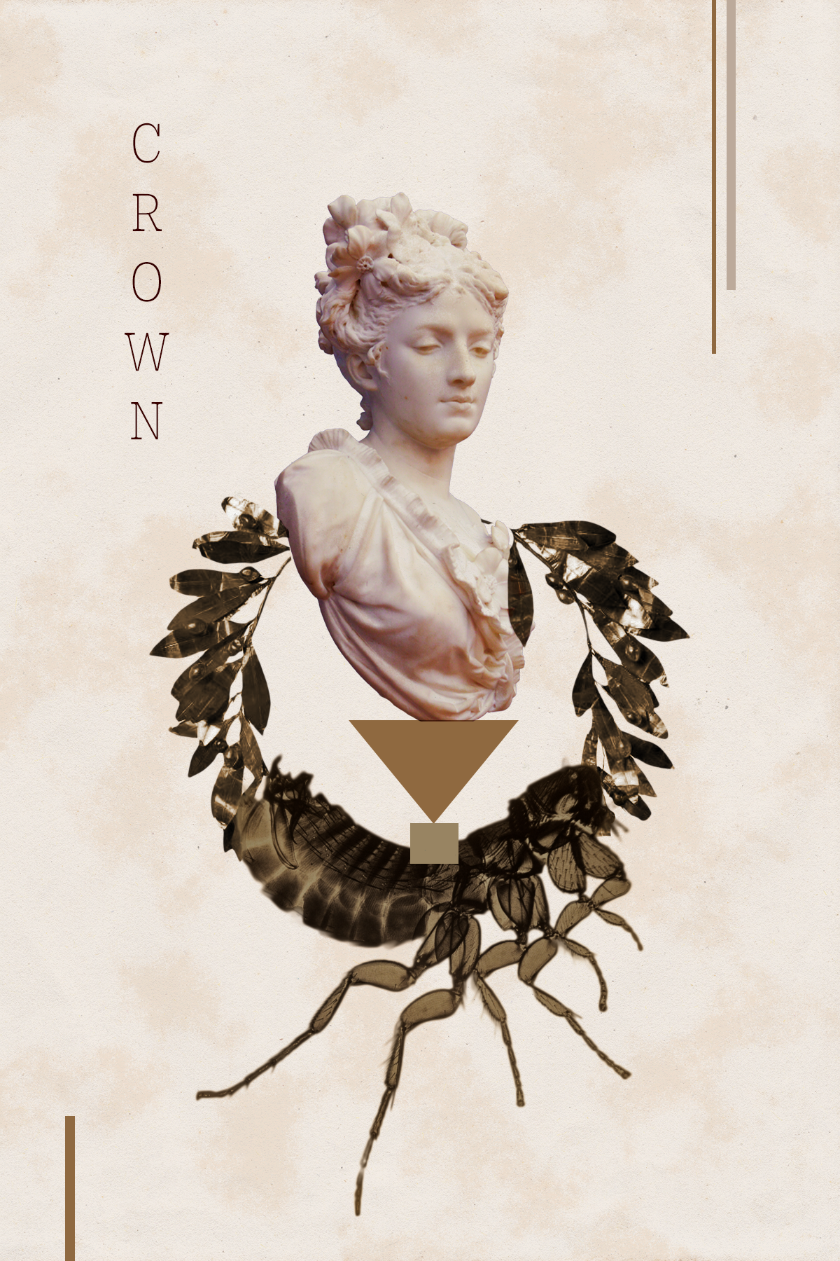 Crown wearing the Pest Wreath - image 2 - student project