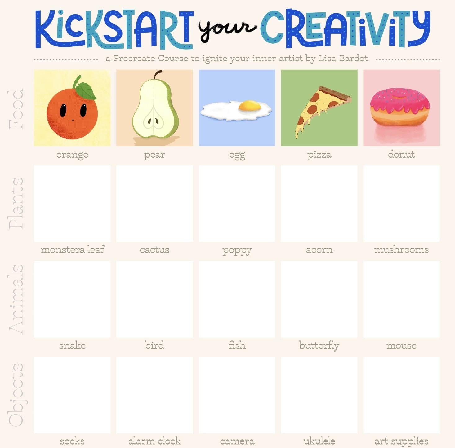 Kickstarting my creativity ver. 1 - image 1 - student project