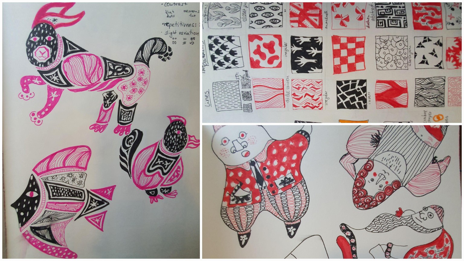 Character with patterns - image 1 - student project