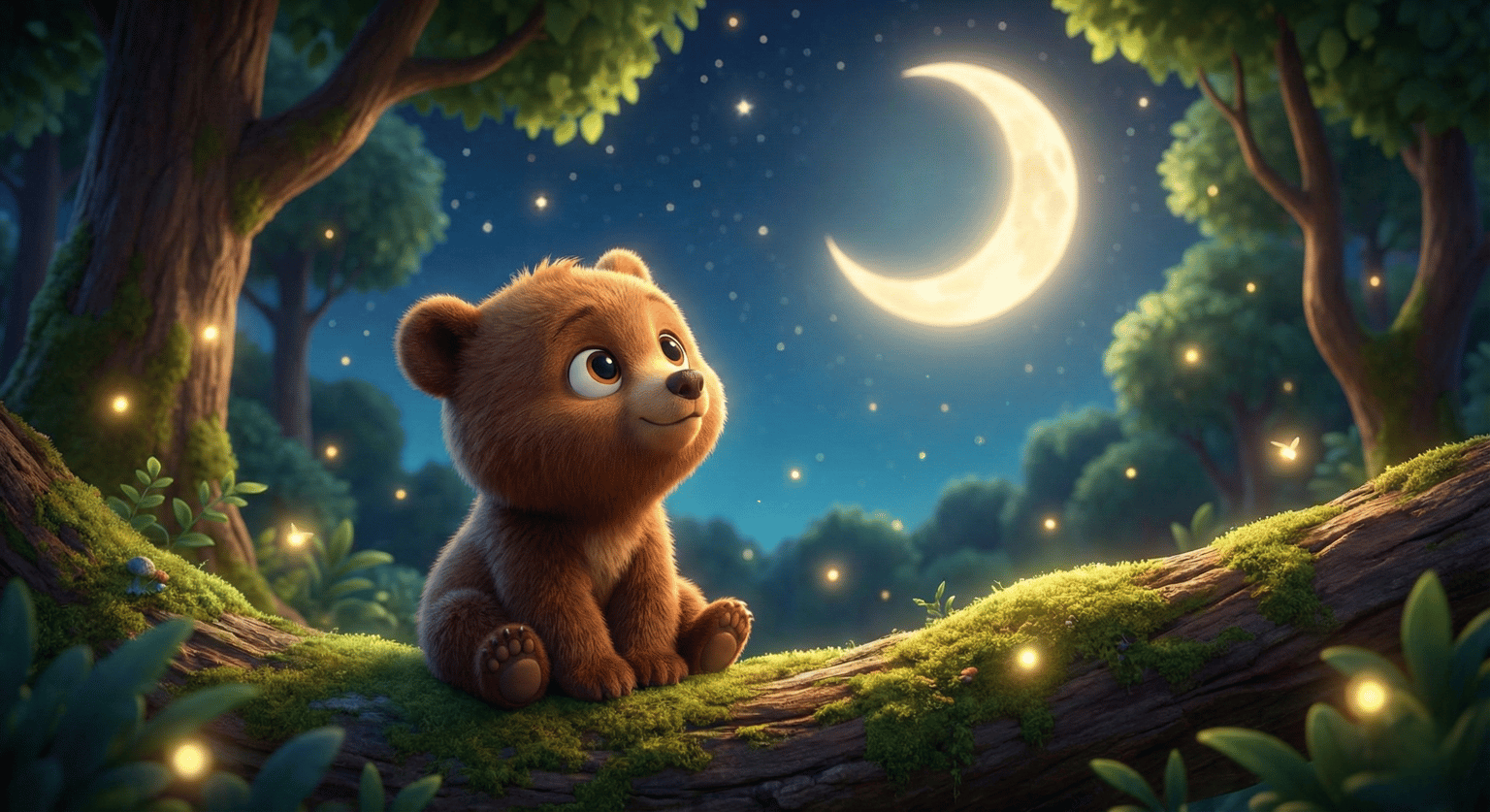 The Little Bear's Big Dream: An AI Animal Story - image 1 - student project
