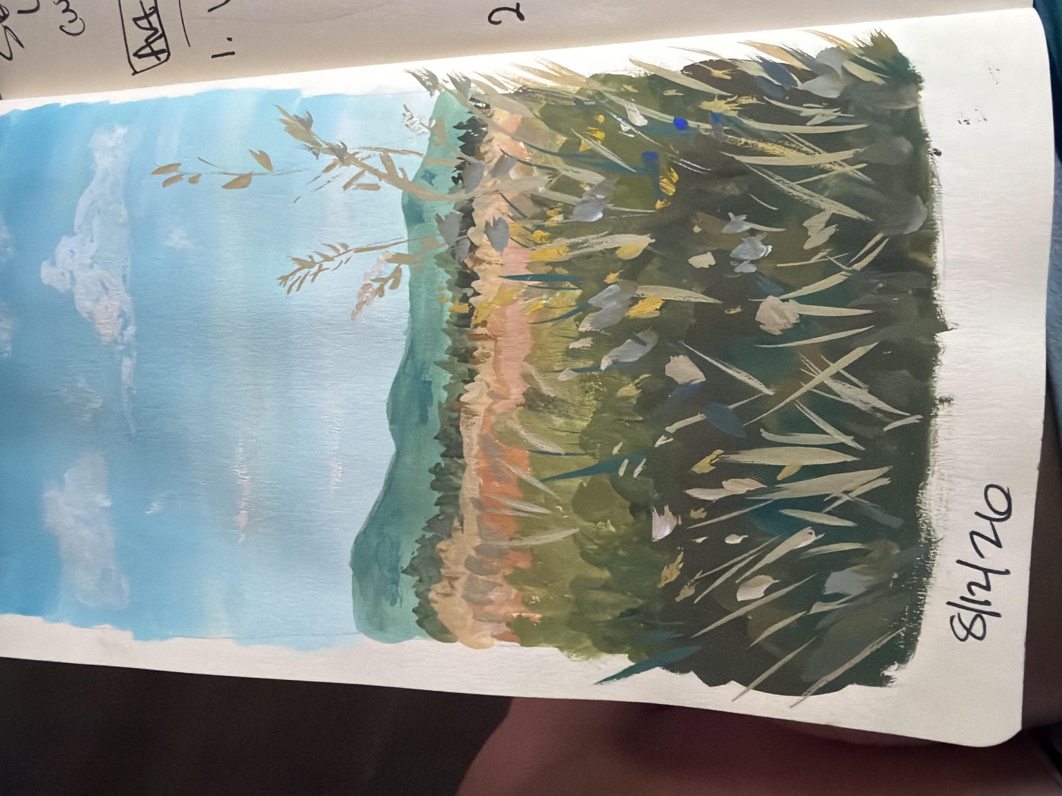 A little gouache meadow - image 1 - student project