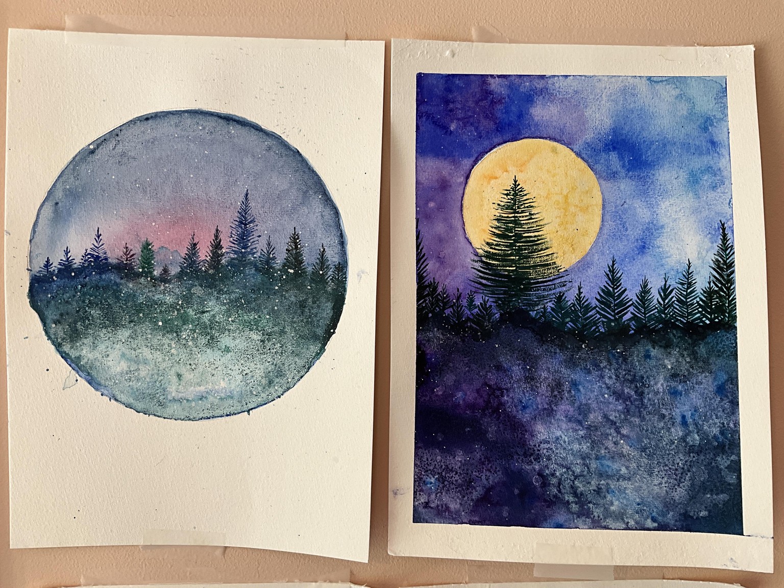 Learning to paint starry dreamy Skies - image 1 - student project