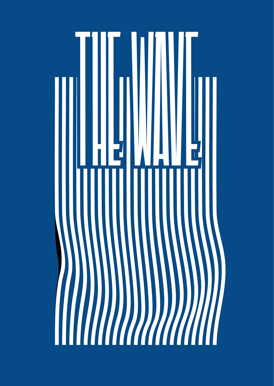 The Wave poster - Swiss Design - image 1 - student project