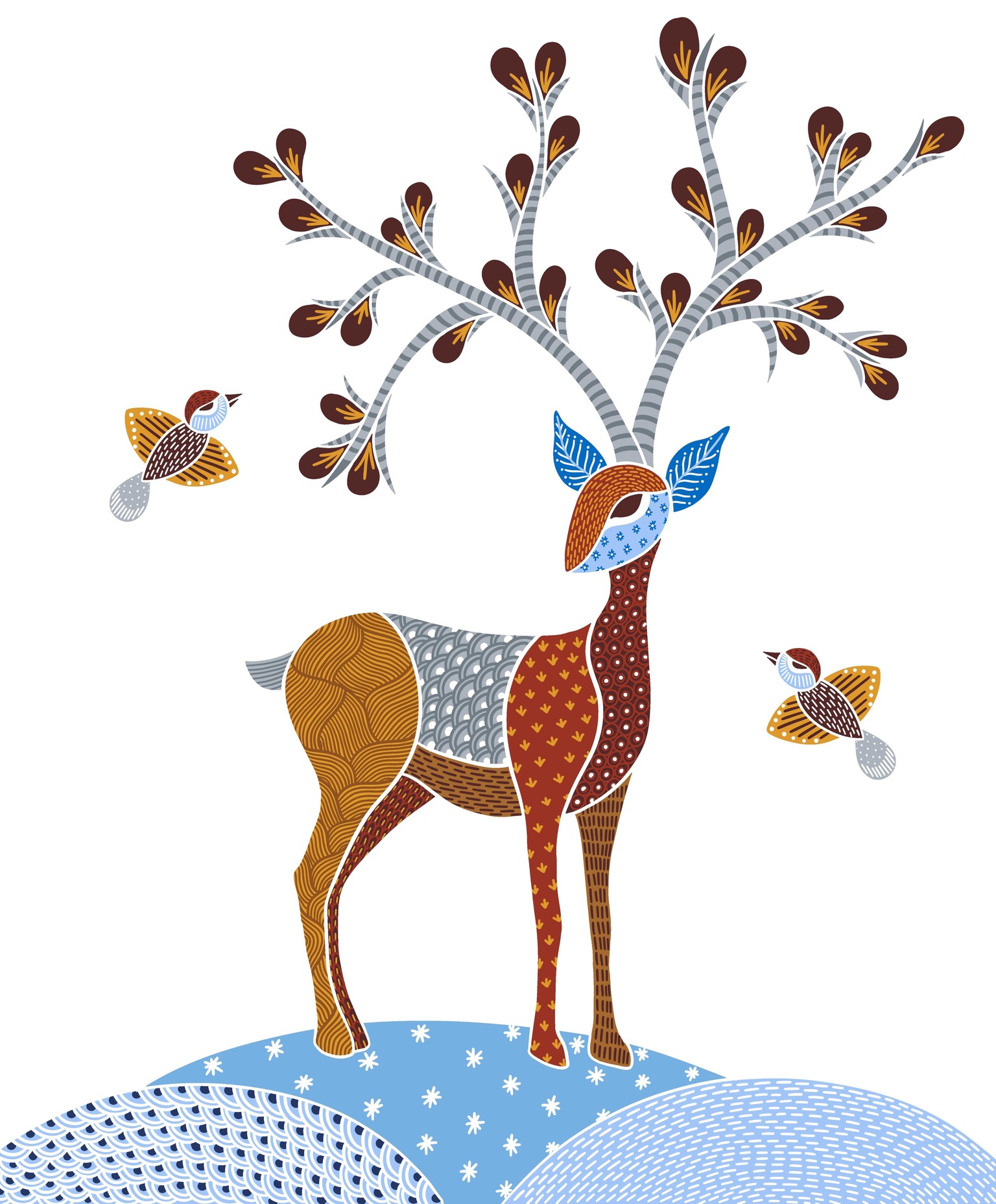 Gond Painting In Procreate - image 1 - student project