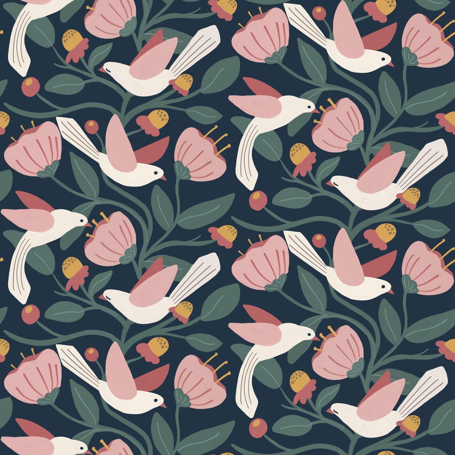 Bird pattern - image 1 - student project