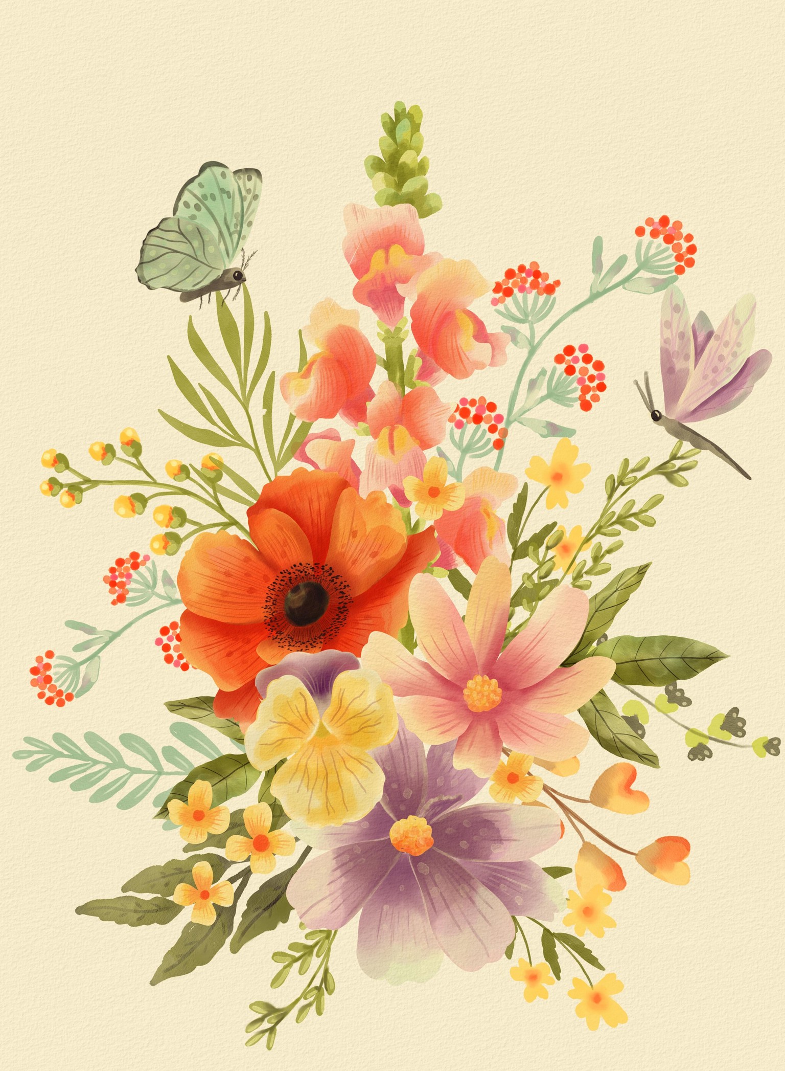 Botanical illustration/watercolour - image 1 - student project