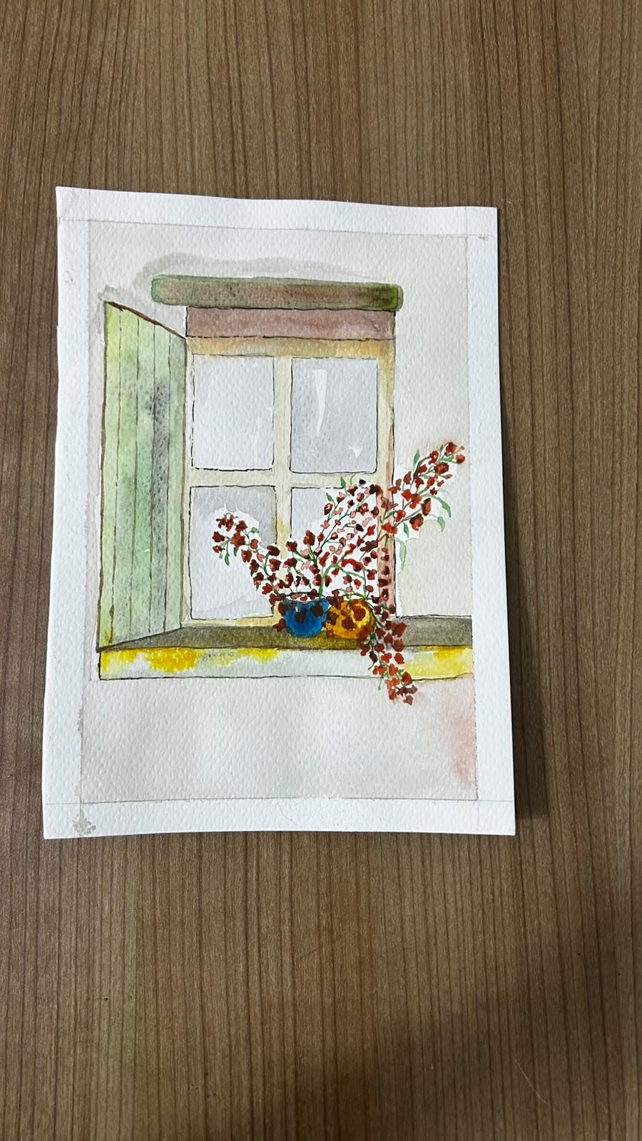Architectural watercolor - image 1 - student project