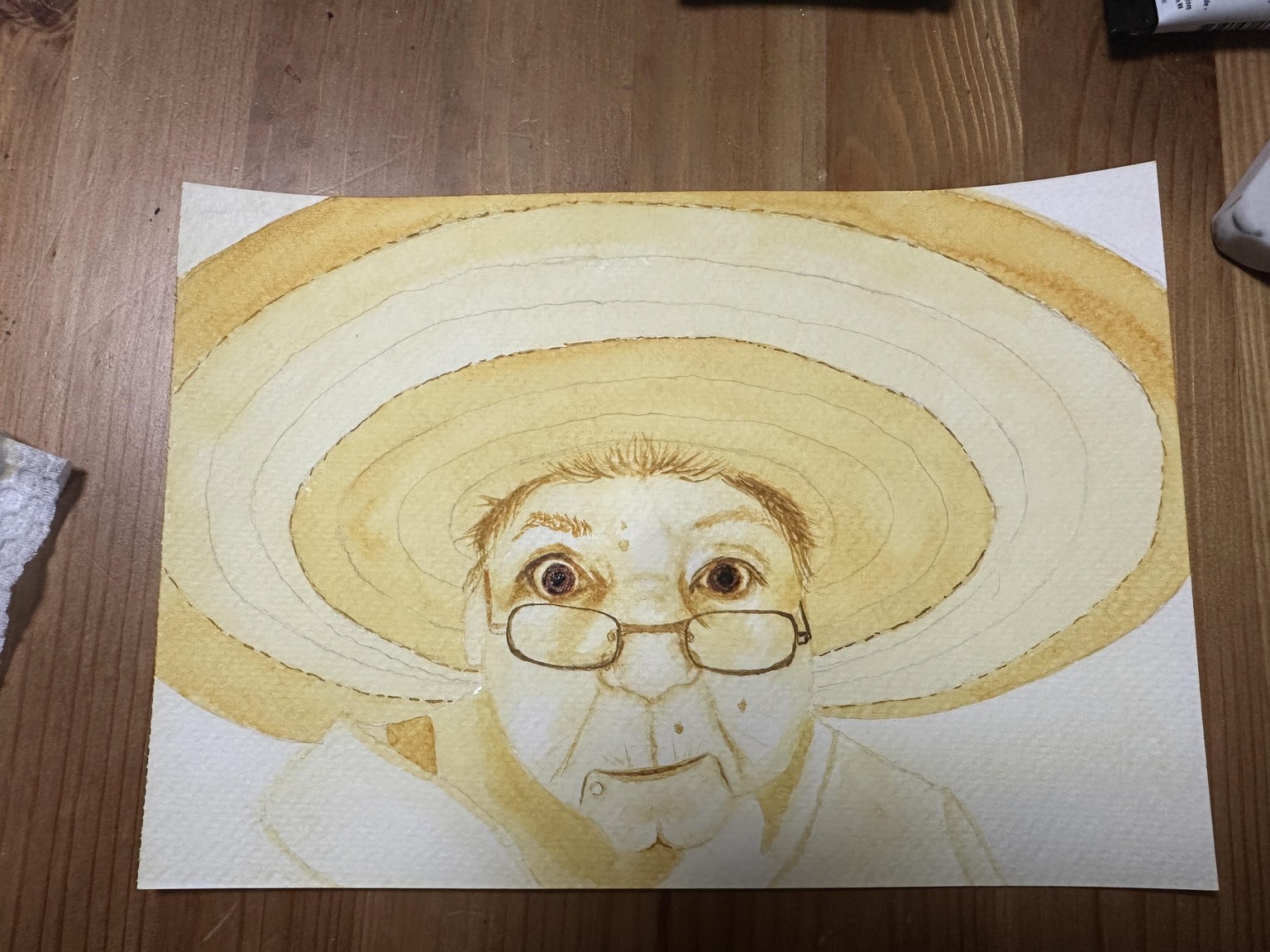 7 Day Watercolour Portrait Challenge Days 1-7 - image 5 - student project
