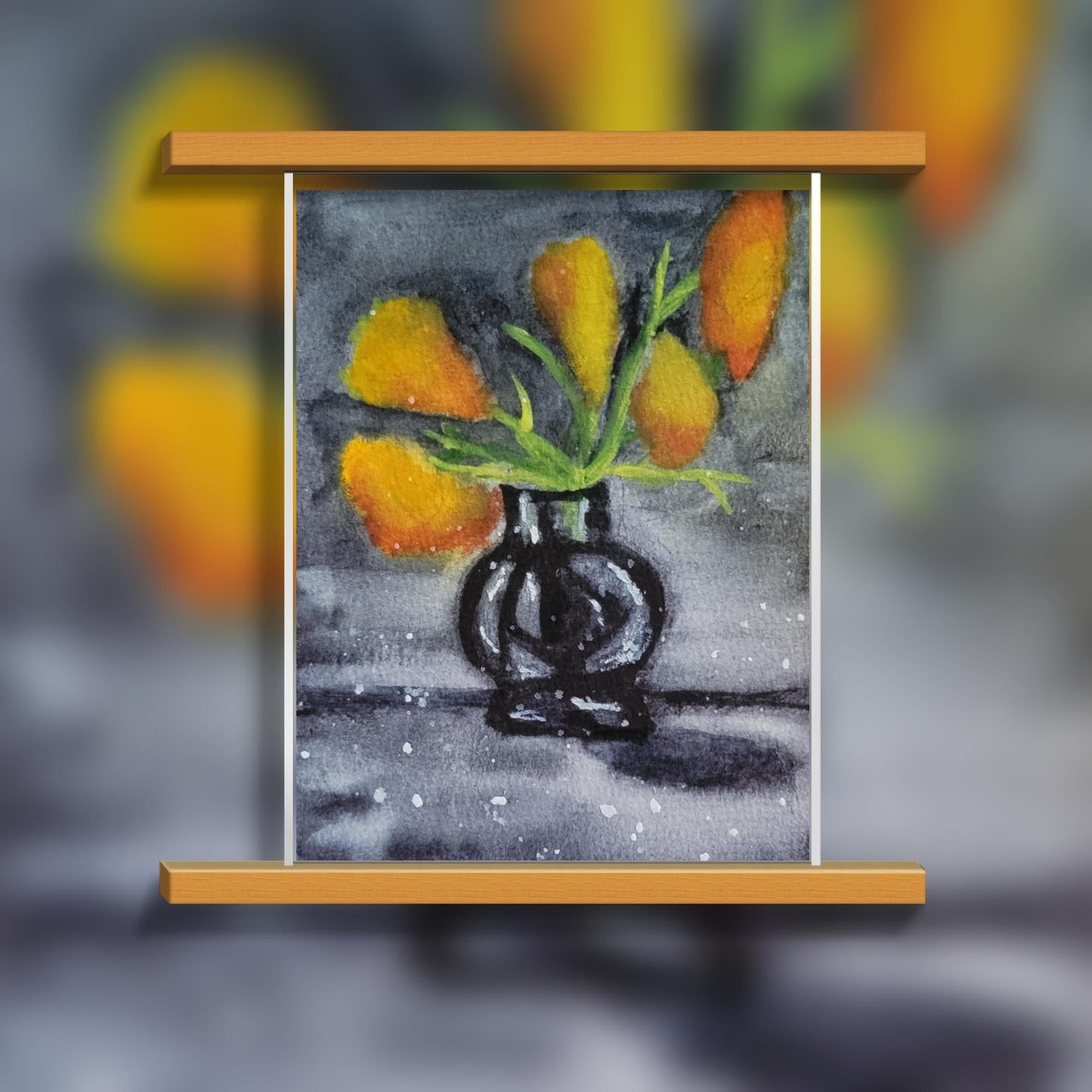 Vase in Indigo - image 1 - student project