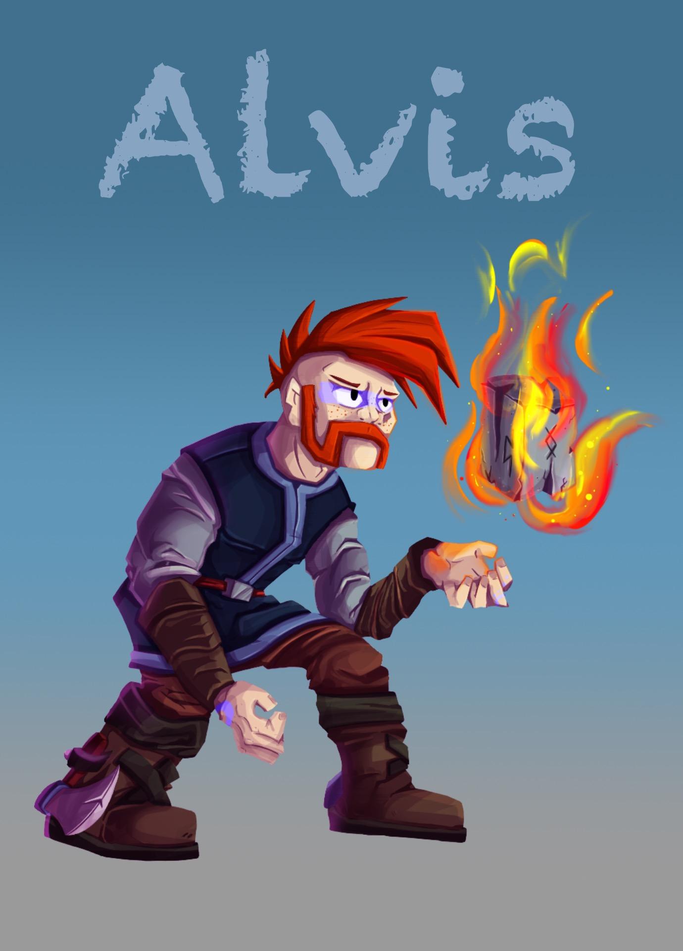 Entrega de diseño de personaje, Alvis - image 1 - student project
