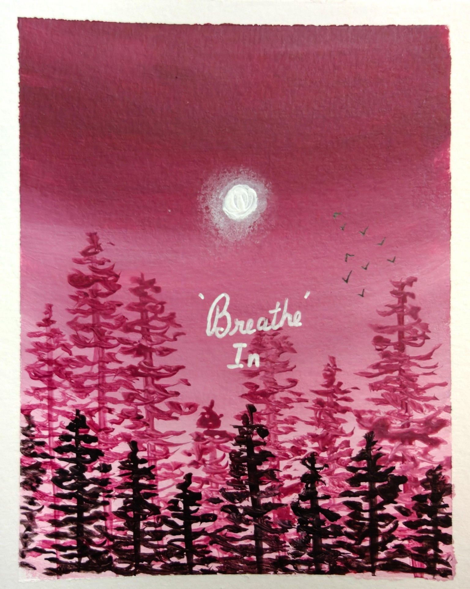 30 Days Acrylic Landscape Challenge :  Day 1 - image 3 - student project