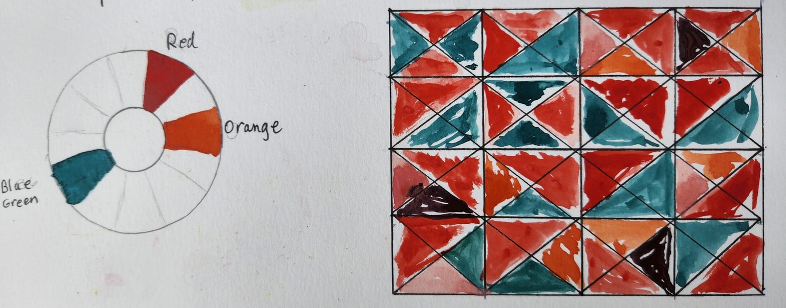 Color Harmony: Split Complementary Color Schemes - image 1 - student project