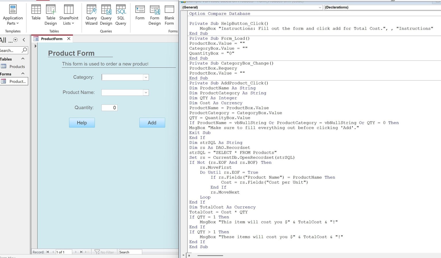 Video 26 and Beyond:  VBA - image 1 - student project